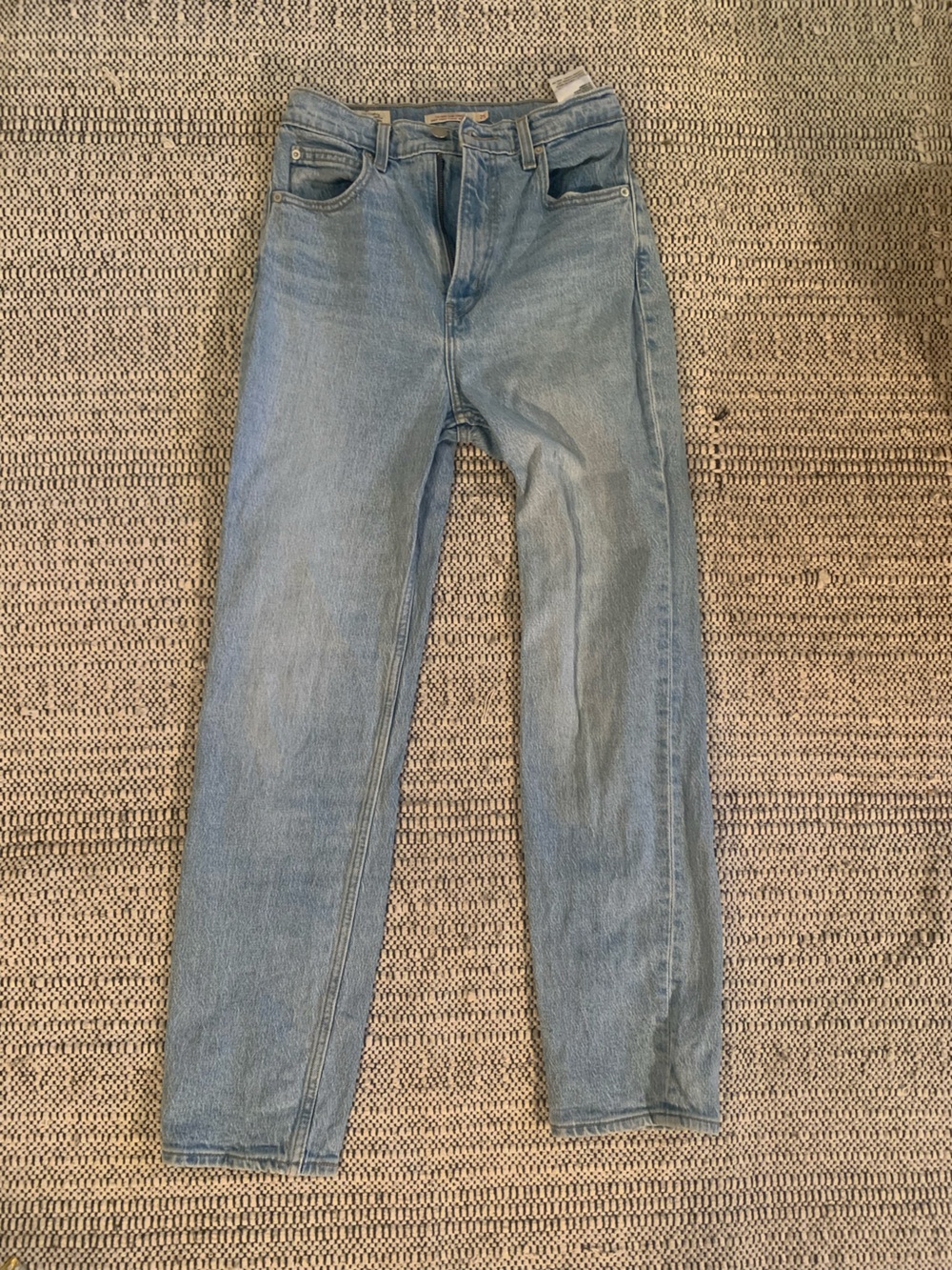 Levi's 70s High Straight Light Wash Jeans - W25 L29